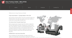 Desktop Screenshot of haasmalaysia.com